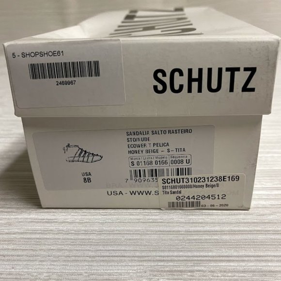Schutz Tita Sandals New 8 $140 - Picture 12 of 13